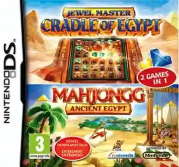 2 Games in 1 - Jewel Master - Cradle of Egypt + Mahjongg - Ancient Egypt (Europe) (En,Fr,De,Es,It,Nl)-Nintendo DS